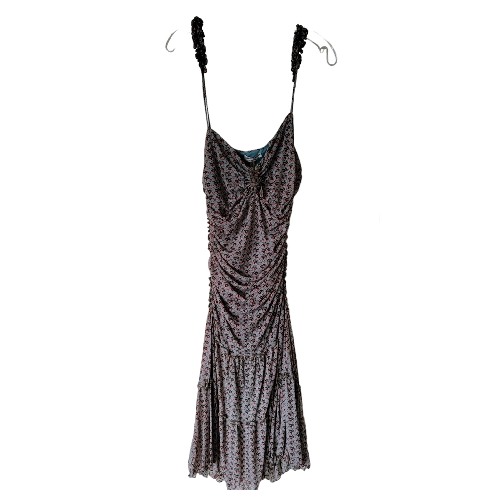 Smocked Dress, Midi Length, Size Large - NWT